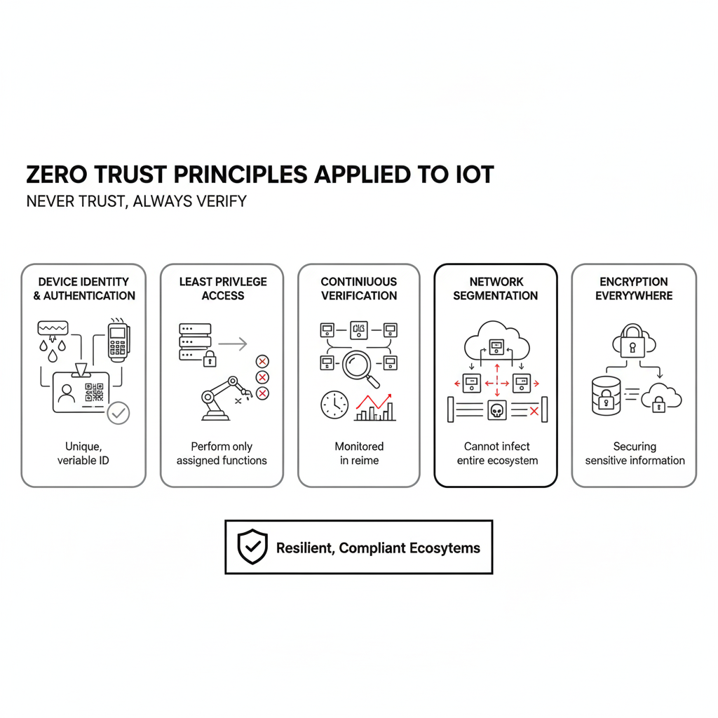 zero trust principles applied to iot
